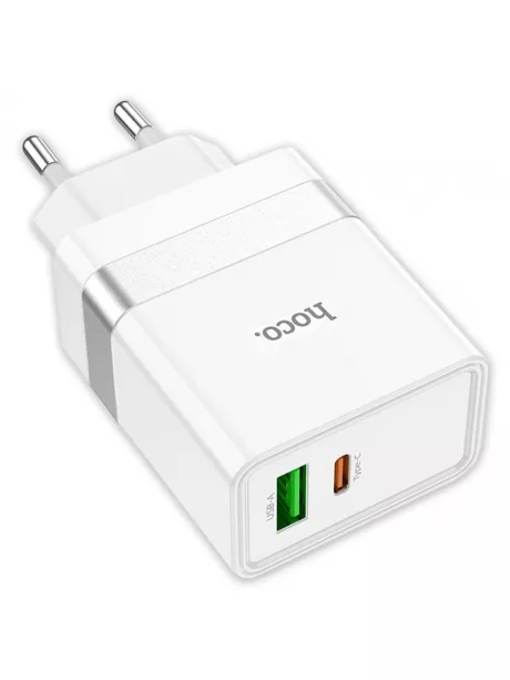 зарядное устройство Hoco N21 Topspeed PD30W+QC3.0 charger white