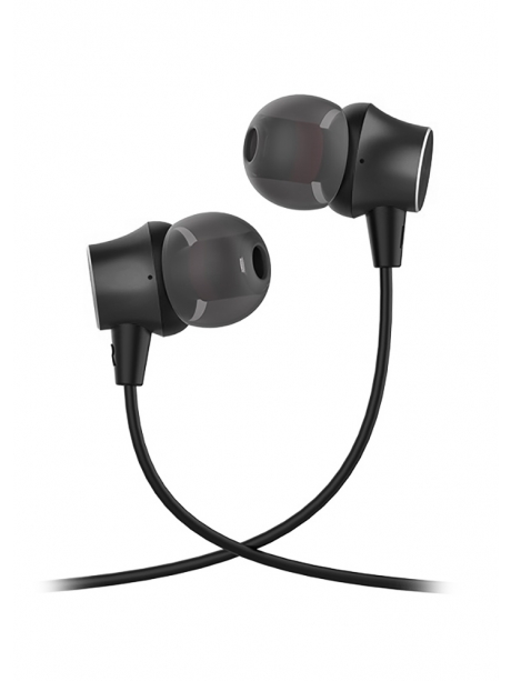наушники с микрофоном для телефона Hoco M51 Proper sound universal earphones with mic black