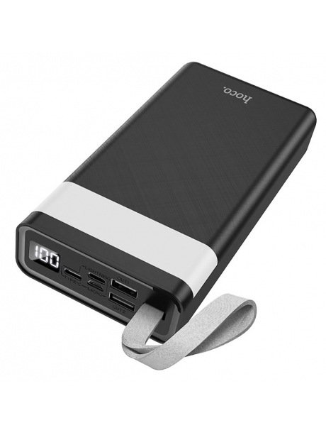 внешний аккумулятор Hoco J73 Powerful desk lamp power bank(30000mAh) black