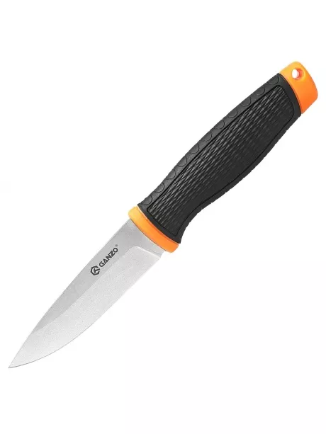 нож с фиксированным клинком Ganzo G806 black orange