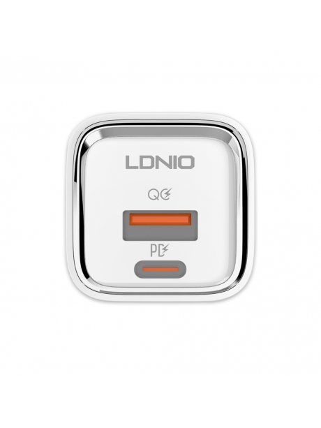 быстрое зарядное устройство LDNIO A2317C 30W PD/QC3.0 Fast Charger white