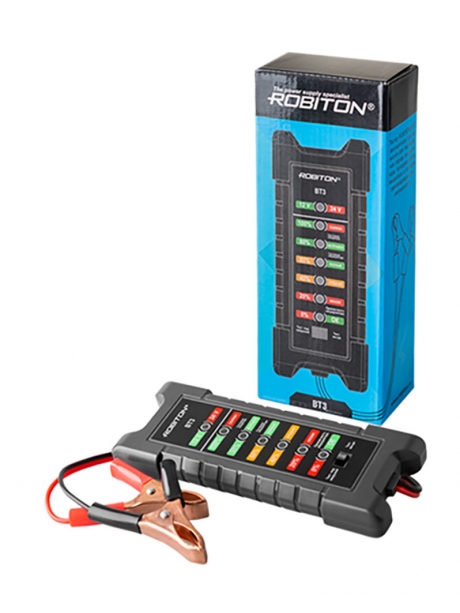 тестер автомобильных аккумуляторов Robiton BT3 