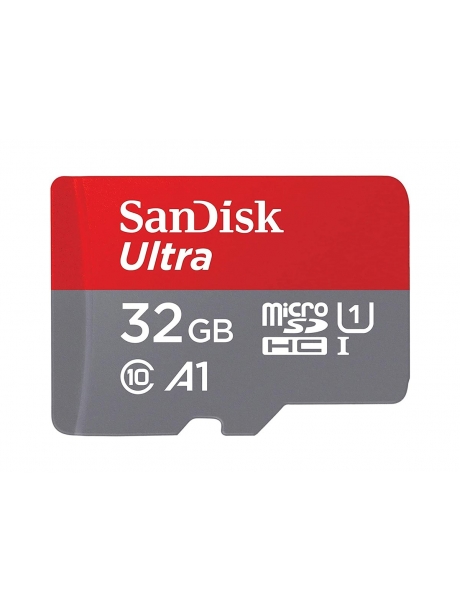 карта памяти SanDisk 32GB microSDHC  Cl10 U1 A1 Ultra 120MB/s без адаптера 