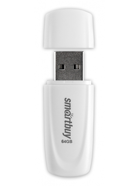 флешка USB SmartBuy Scout 64GB white