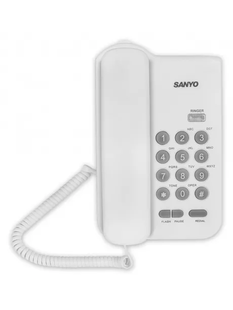 телефонный аппарат стационарный Sanyo RA-S108 white
