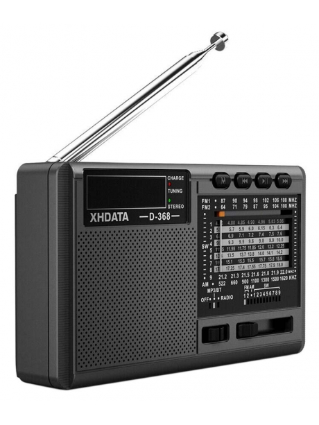 карманный радиоприемник XHDATA D-368 grey