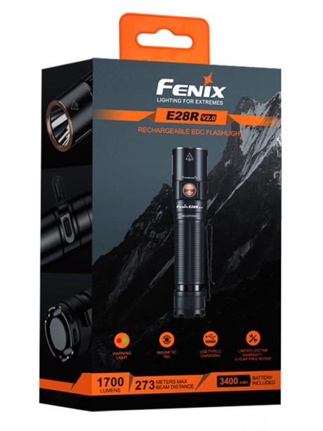 карманный светодиодный фонарь Fenix E28R V2.0 