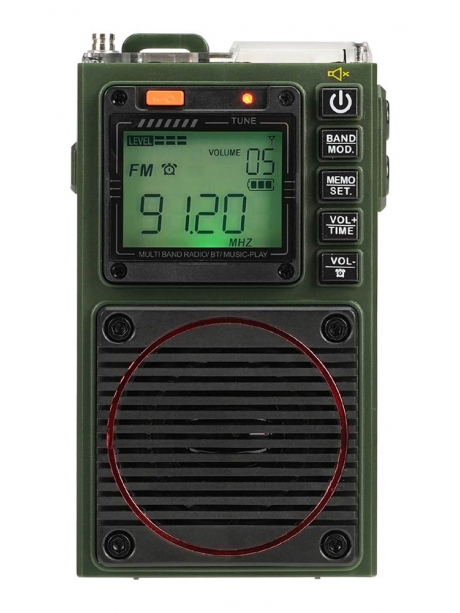 карманный цифровой радиоприемник Retekess TR111 green