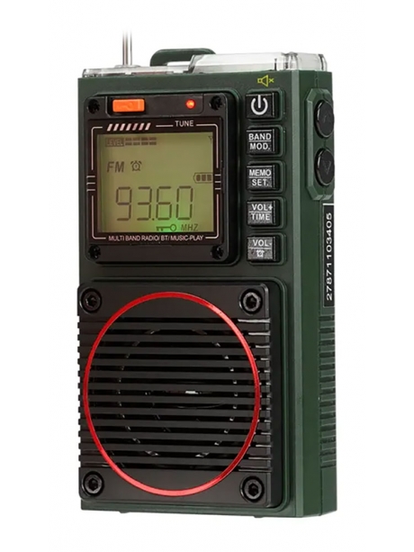 карманный цифровой радиоприемник Retekess TR111 green