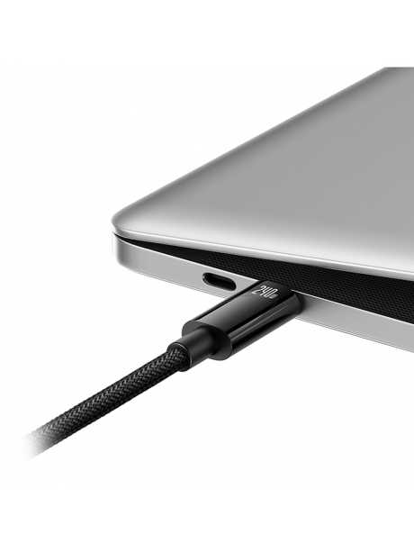 кабель для быстрой зарядки Baseus Tungsten Gold Fast Charging Data Cable Type-C to Type-C 240W 2m black