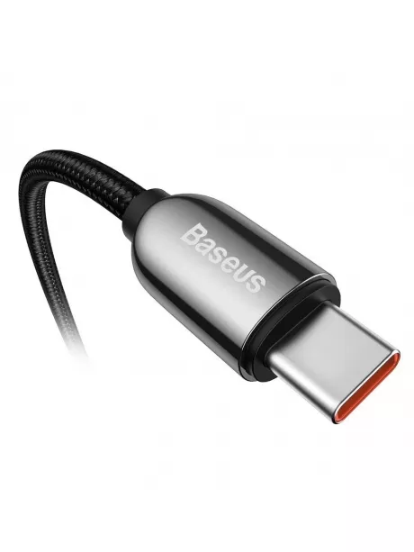кабель для быстрой зарядки Baseus Display Fast Charging Data Cable Type-C to Type-C 100W 1m black