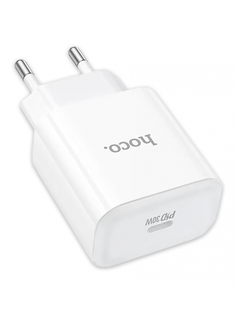 зарядное устройство Hoco C76A Pro Majestic single port PD30W charger white