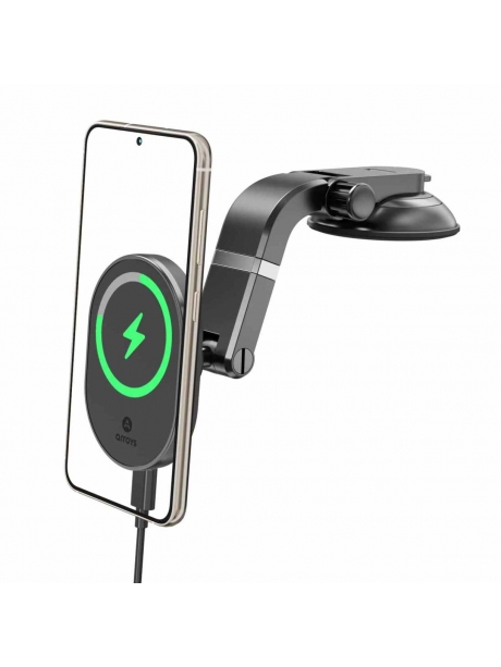 автомобильный держатель c зарядкой Arroys Dash-W4MS black