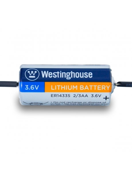 литиевые батарейки 3.6v Westinghouse ER 14335Y (2/3AA) axial wires 15шт. 
