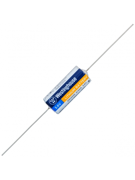 литиевые батарейки 3.6v Westinghouse ER 14335Y (2/3AA) axial wires 3шт. 