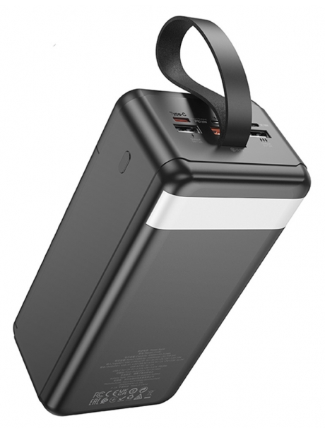 внешний аккумулятор повербанк Hoco J123C Element 22.5W+PD20W power bank with display(60000mAh) black