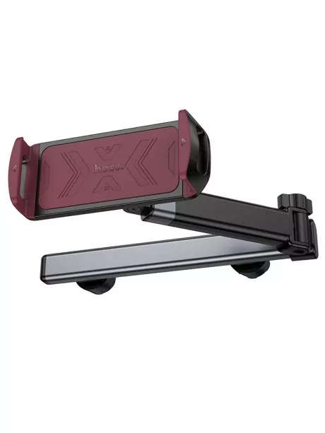 держатель на подголовник Hoco H69 Gamble telescopic tablet car holder (rear pillow) black &amp; red