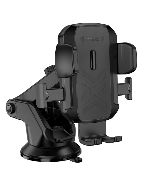 держатель для телефона на торпеду Hoco H65 Gamble one-button car holder (center console) black