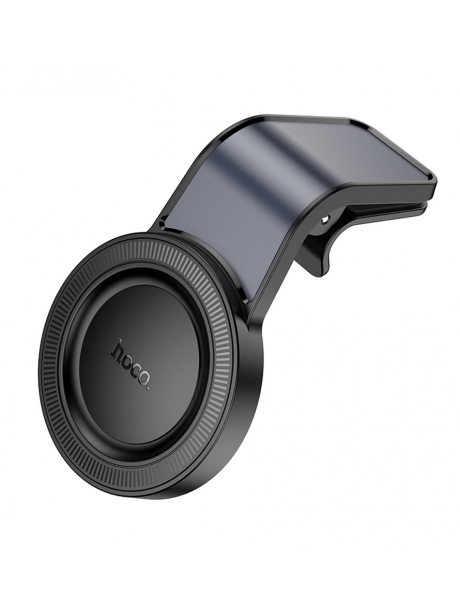магнитный держатель MagSafe Hoco H59 Show ring magnetic car holder (L air outlet) black/metal gray