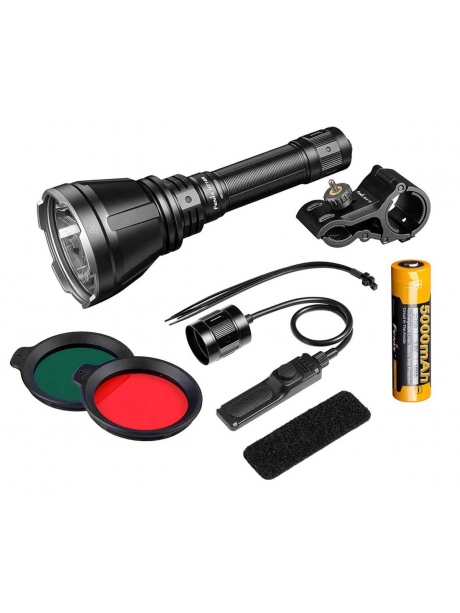 светодиодный фонарь Fenix HT18R комплект с креплением ALG-18 и тактической кнопкой AER-05 