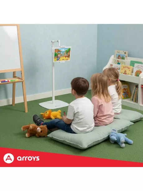 подставка напольная для планшета Arroys F-LU14 white