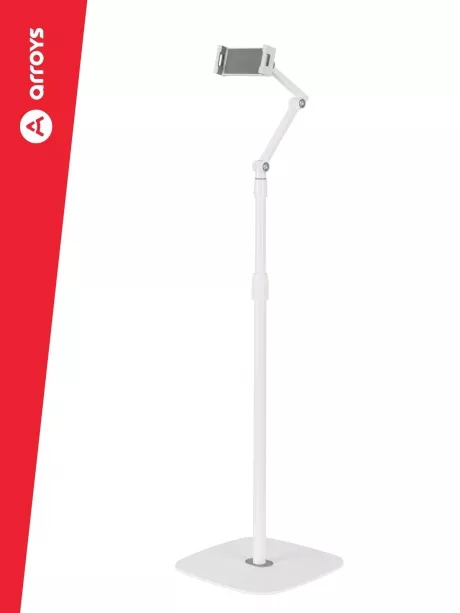 подставка напольная для планшета Arroys F-LU14 white