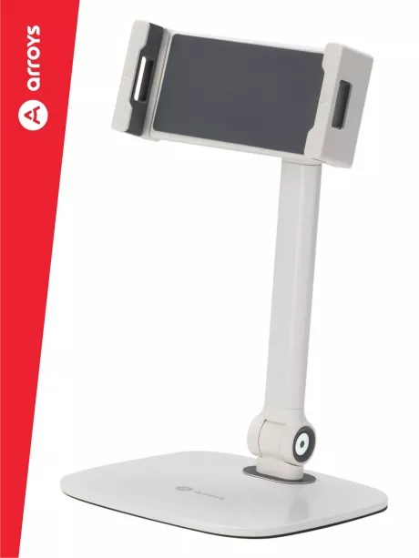 подставка настольная для планшета и смартфона Arroys TB-LU15 white