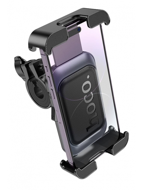 держатель на руль велосипеда или мотоцикла Hoco H82 Vista bicycle Motorcycle Universal holder black metal gray