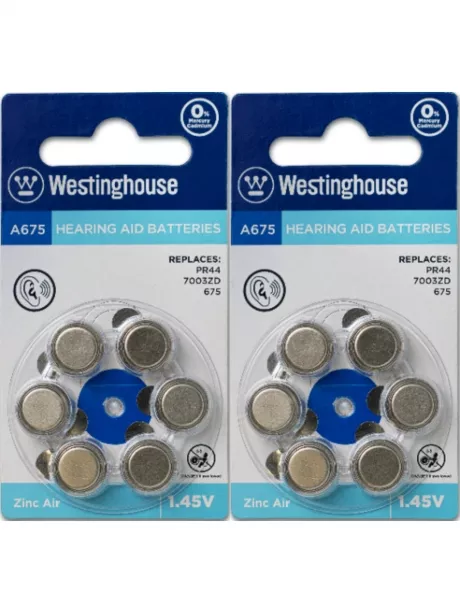 батарейка Westinghouse ZA675/PR44 12шт. 