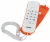 телефонный аппарат BBK BKT-108 белый/оранжевый