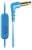 наушники с микрофоном Sony MDR-EX15AP blue