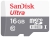карта памяти SanDisk 16Gb microSDHC Class 10 Ultra 80MB/s без адап 