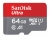 карта памяти SanDisk 64GB microSDXC Cl10 UHS-1 Ultra Android 100MB/s без адап 