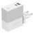 быстрое зарядное устройство LDNIO A2620C 65W PD + QC3.0 + кабель Type-C - Type-C white