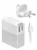быстрое зарядное устройство LDNIO A2620C 65W PD + QC3.0 + кабель Type-C - Type-C white