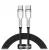 зарядный кабель для MacBook и iPhone Baseus Cafule Series Metal Data Cable Type-C to Type-C 100W 1m black