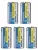 аккумуляторы Westinghouse RCR123A 3,7V 750mAh без защиты 5шт. 