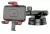 держатель для телефона на присоске Hoco H22 Dragon automatic clamping car holder (center console) red and black
