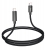 кабель для быстрой зарядки Hoco U125 Benefit 100W charging cable with display Type-C to Type-C black