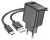 быстрое зарядное устройство с кабелем Hoco CS21A Rich single port QC3.0 charger set(Type-C) black