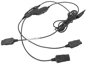 Внешний вид переходника QD на 2 QD - Accutone Y-cord Training Cable-DT8