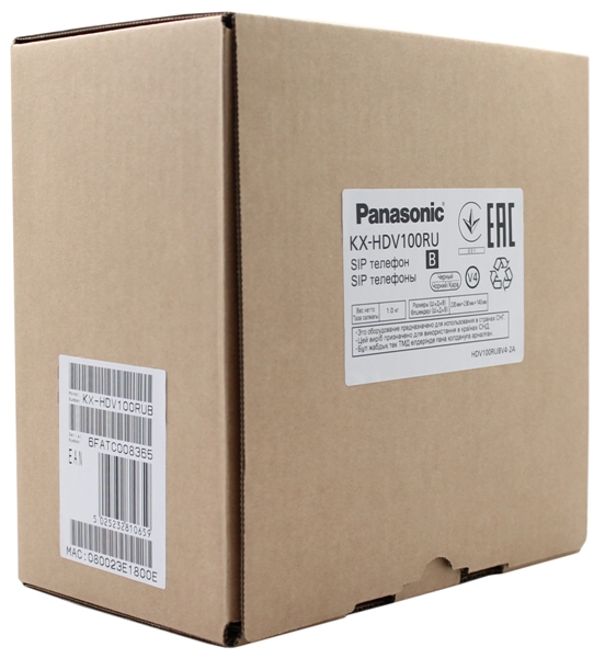 Упаковка Panasonic KX-HDV100RU
