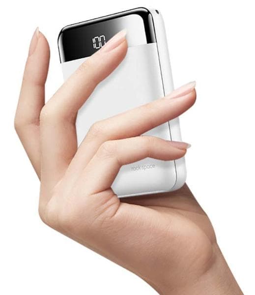 внешний аккумулятор с дисплеем Rock Space P66 mini dig. display Power Bank 10000mAh внешний аккумулятор с дисплеем Rock Space P66 mini dig. display Power Bank 10000mAh