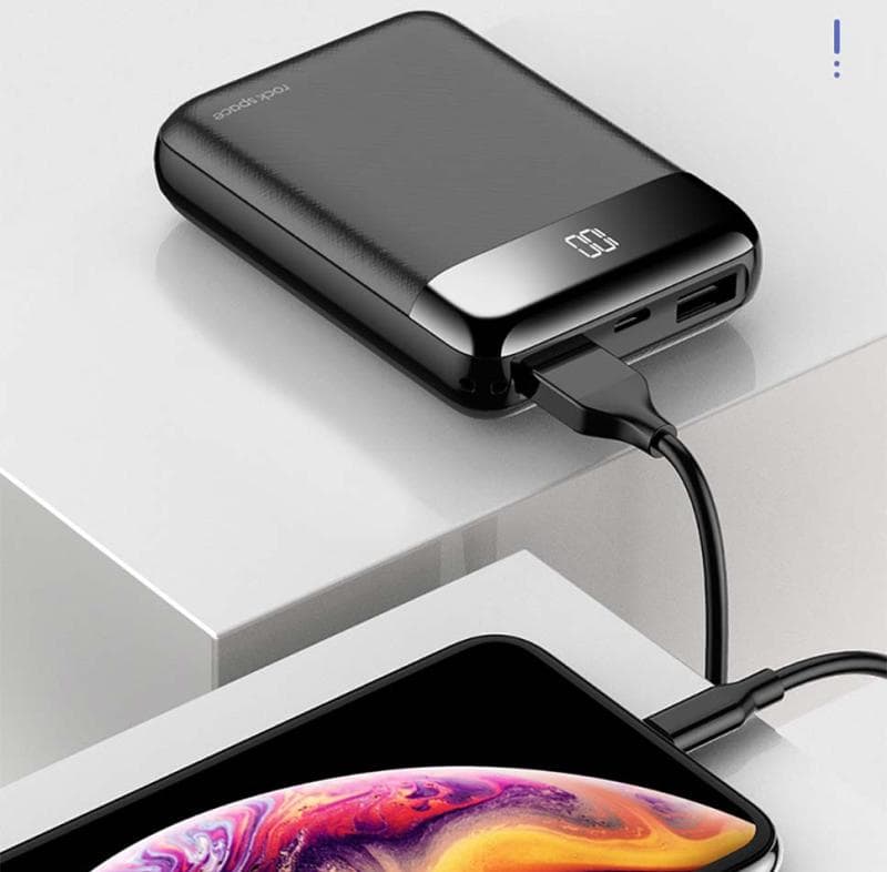 внешний аккумулятор с дисплеем Rock Space P66 mini dig. display Power Bank 10000mAh внешний аккумулятор с дисплеем Rock Space P66 mini dig. display Power Bank 10000mAh