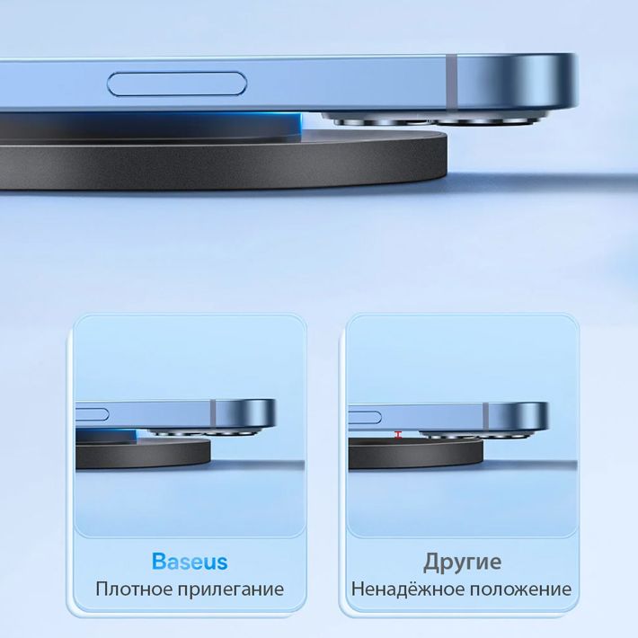 беспроводная зарядка для телефона Baseus Simple 2 Wireless Charger 15W Cluster
